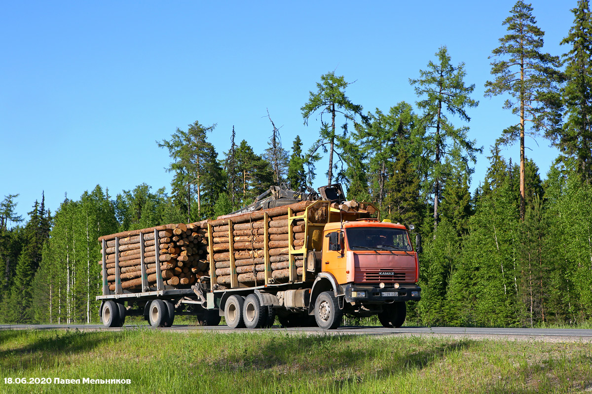 Архангельская область, № Н 739 ТУ 37 — КамАЗ-65111-62