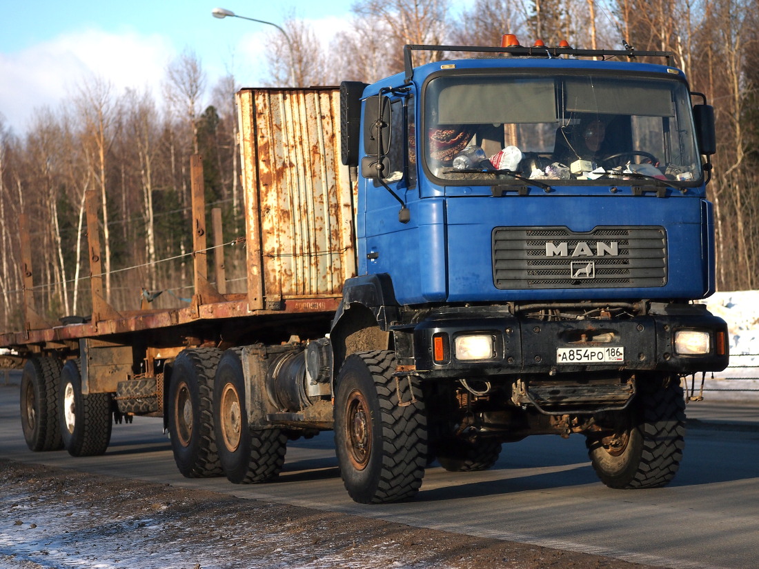 Ханты-Мансийский автоном.округ, № А 854 РО 186 — MAN F2000 40.xxx (общая)