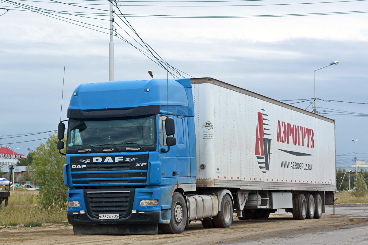 Саха (Якутия), № С 867 КУ 14 — DAF XF105 FT