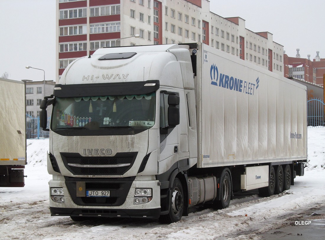 Литва, № JTO 927 — IVECO Stralis ('2012) 450