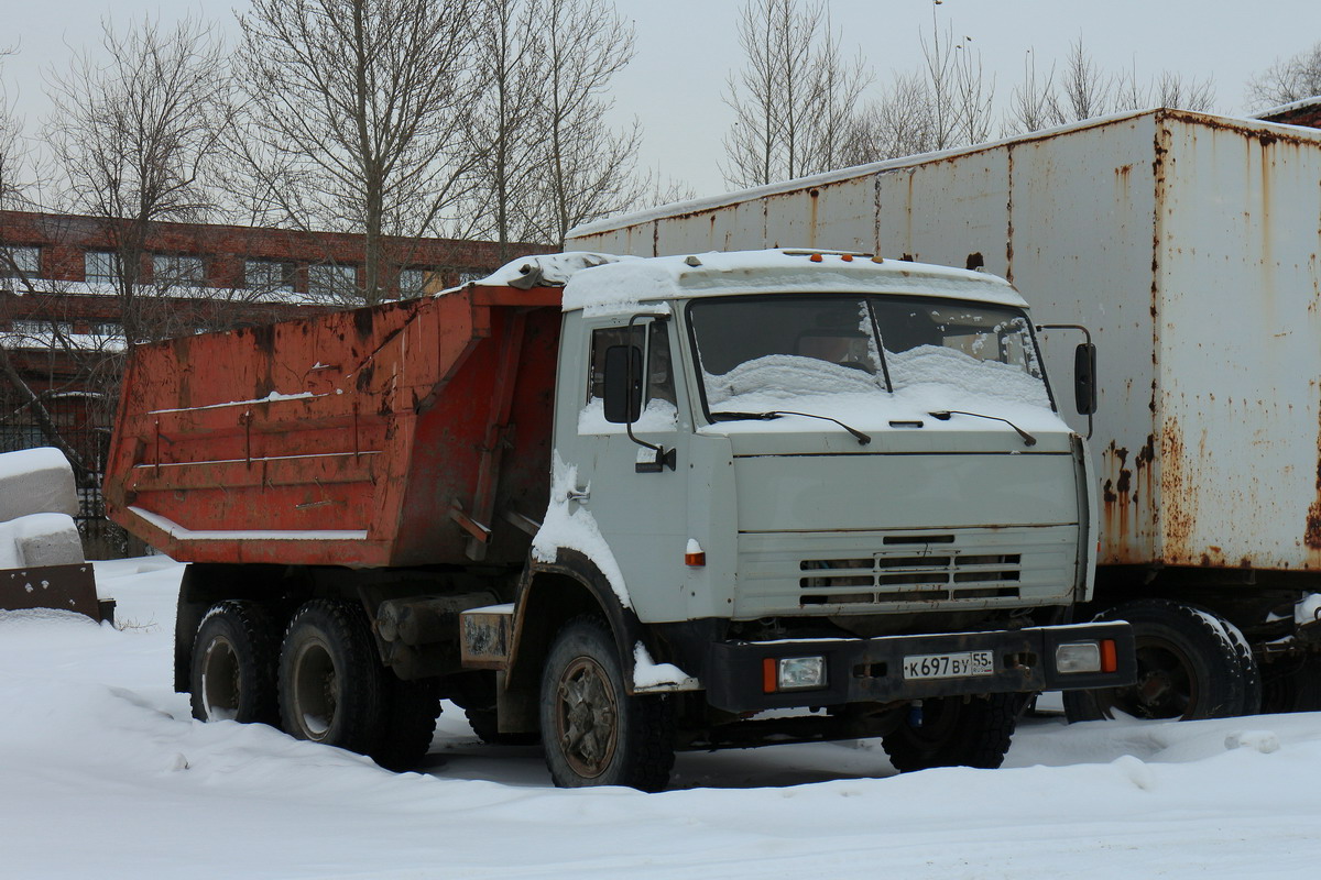 Омская область, № К 697 ВУ 55 — КамАЗ-5410