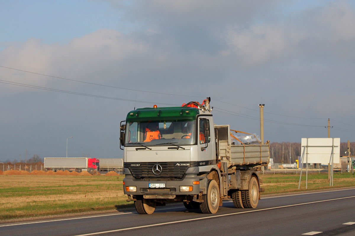 Литва, № DRL 217 — Mercedes-Benz Actros ('1997) 1848