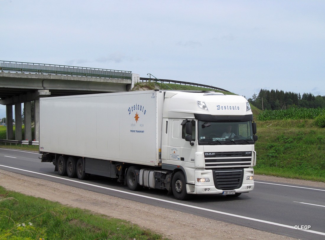 Латвия, № JB-9727 — DAF XF105 FT