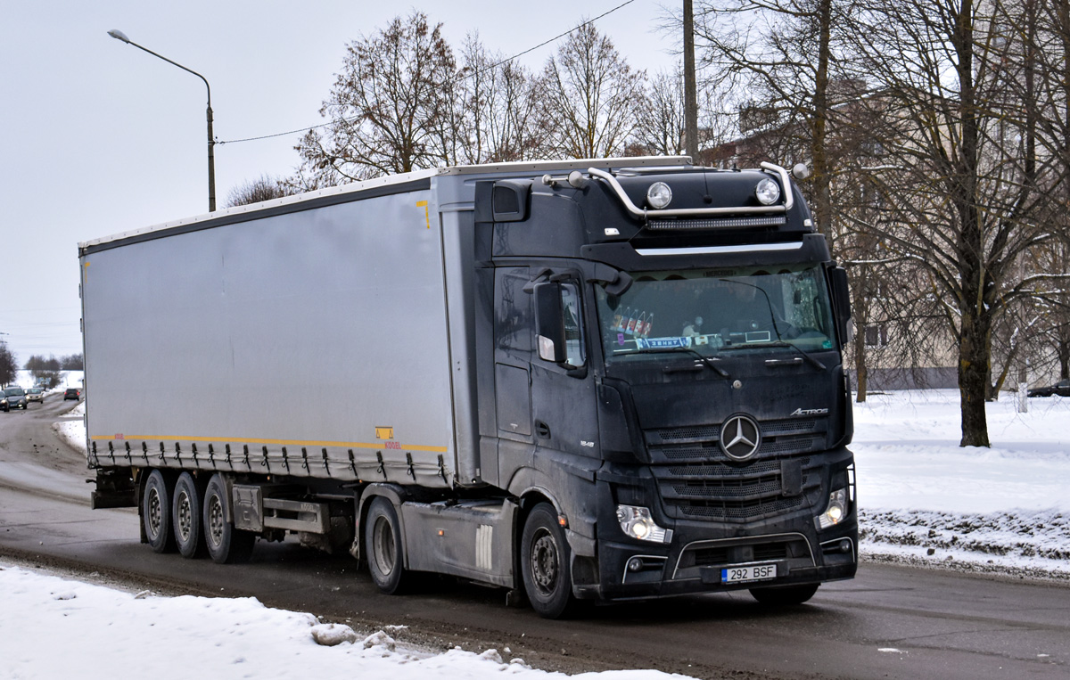 Эстония, № 292 BSF — Mercedes-Benz Actros ('2011) 1848