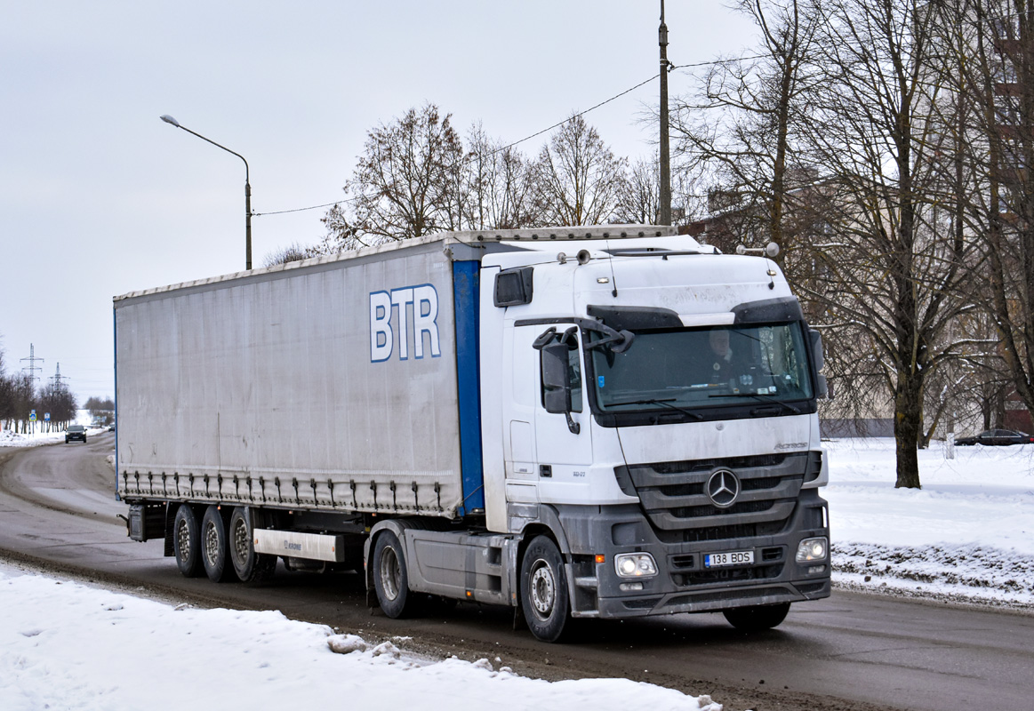 Эстония, № 138 BDS — Mercedes-Benz Actros ('2009) 1841