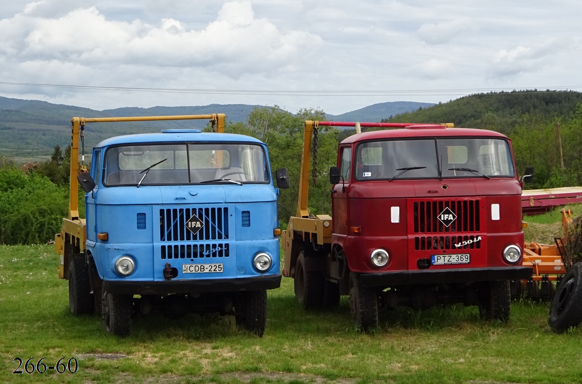 Венгрия, № CDB-225 — IFA W50LA/K, LA/Z; Венгрия, № PTZ-369 — IFA W50LA/K, LA/Z