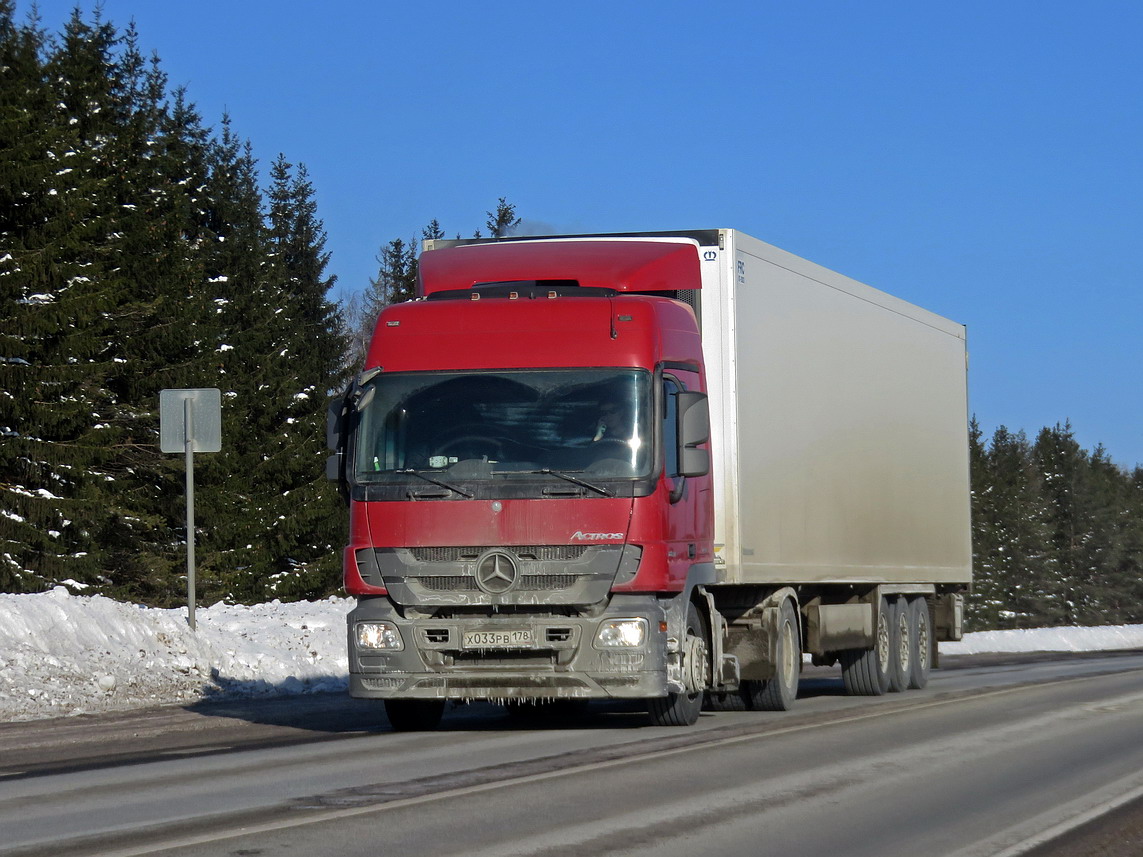 Санкт-Петербург, № Х 033 РВ 178 — Mercedes-Benz Actros '09 1841 [Z9M]