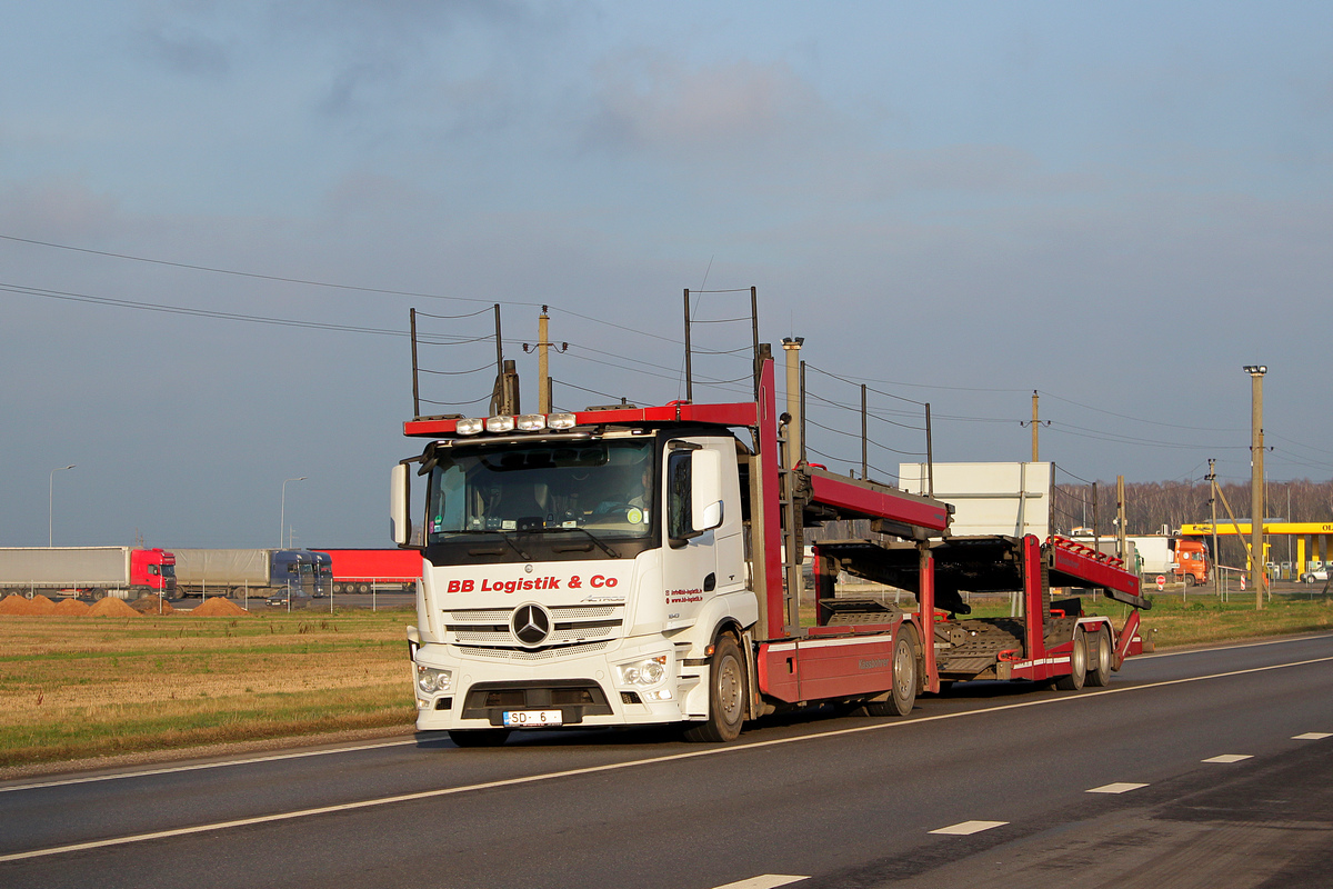 Латвия, № SD-6 — Mercedes-Benz Actros ('2011) 1843