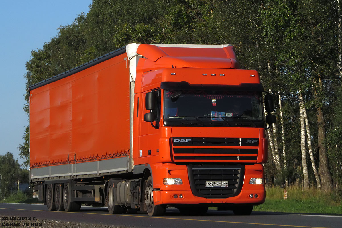 Москва, № Р 325 ХС 777 — DAF XF105 FT