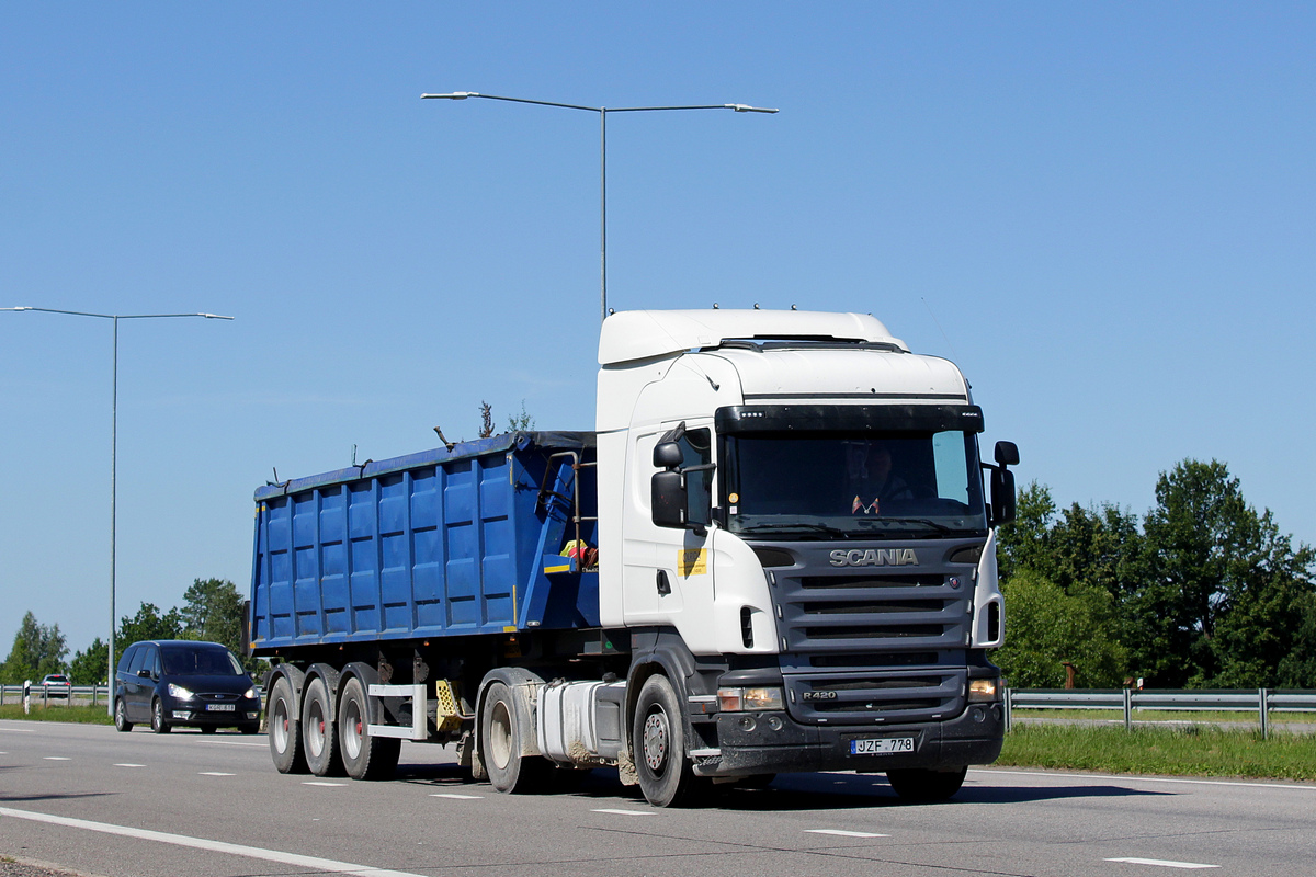 Литва, № JZF 778 — Scania ('2004) R420