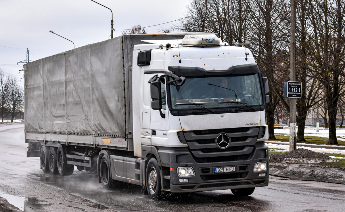 Эстония, № 929 BFJ — Mercedes-Benz Actros ('2009) 1841