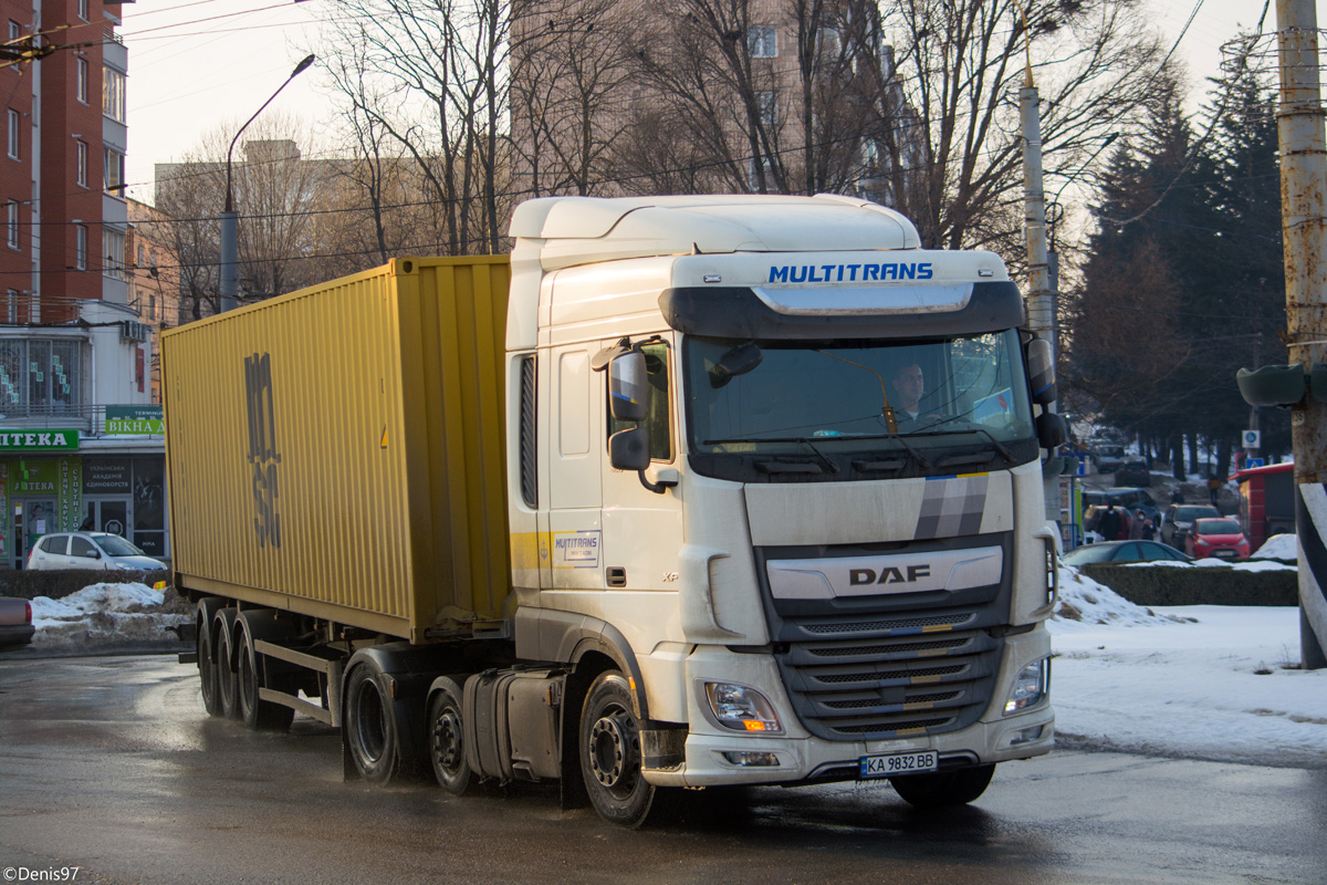 Одесская область, № КА 9832 ВВ — DAF XF Euro6 FTP