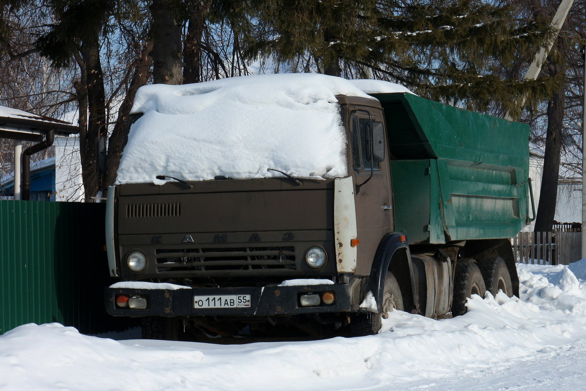 Омская область, № О 111 АВ 55 — КамАЗ-5511