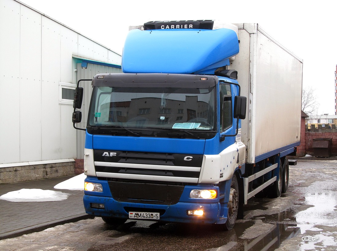 Минская область, № АМ 4330-5 — DAF CF85 FAR