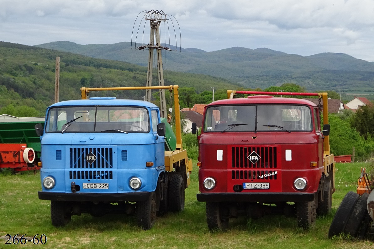 Венгрия, № CDB-225 — IFA W50LA/K, LA/Z; Венгрия, № PTZ-369 — IFA W50LA/K, LA/Z