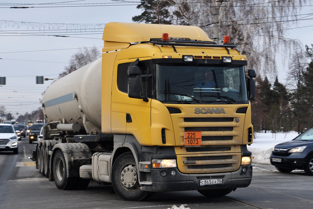 Омская область, № С 865 ЕА 55 — Scania ('2004) R380