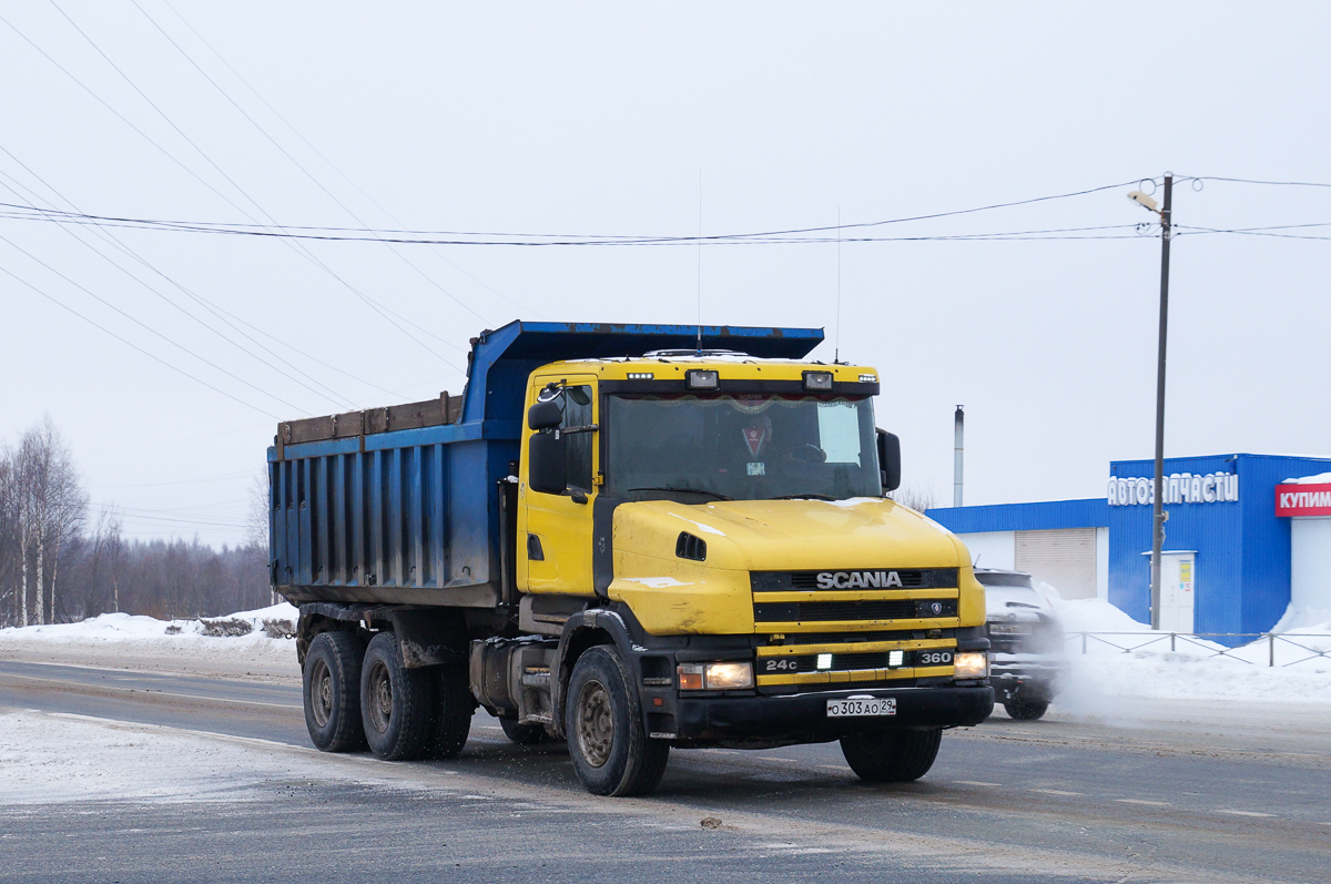 Архангельская область, № О 303 АО 29 — Scania ('1996) T-Series 124C