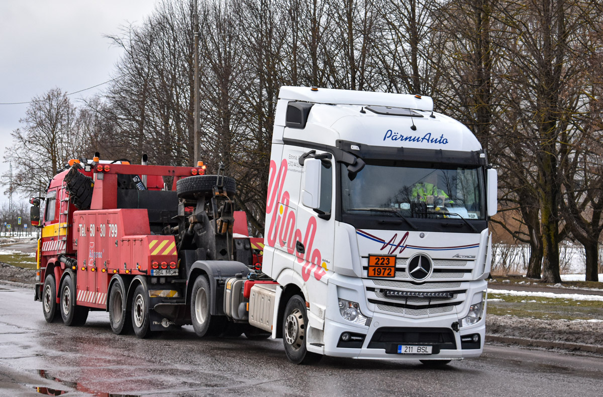 Эстония, № 211 BSL — Mercedes-Benz Actros ('2011) 1846