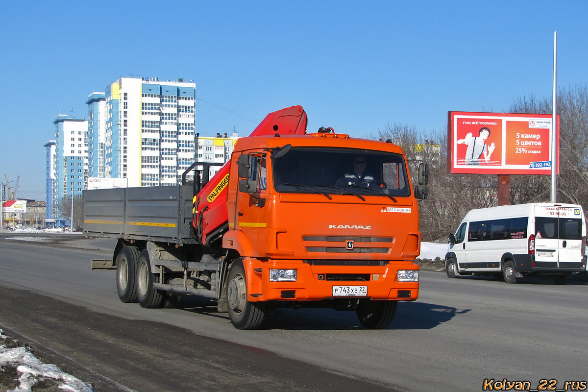 Алтайский край, № Р 743 ХВ 22 — КамАЗ-65115-42