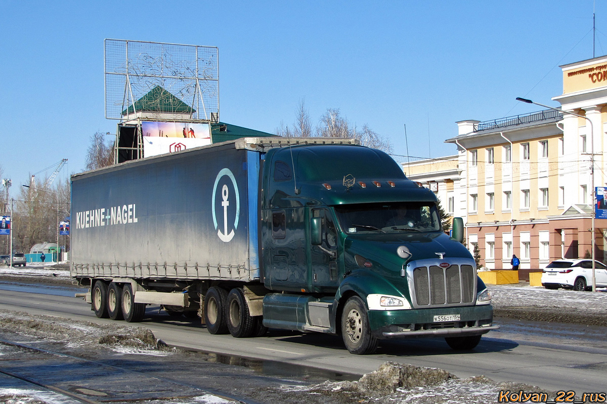 Новосибирская область, № К 556 ОТ 154 — Peterbilt 387