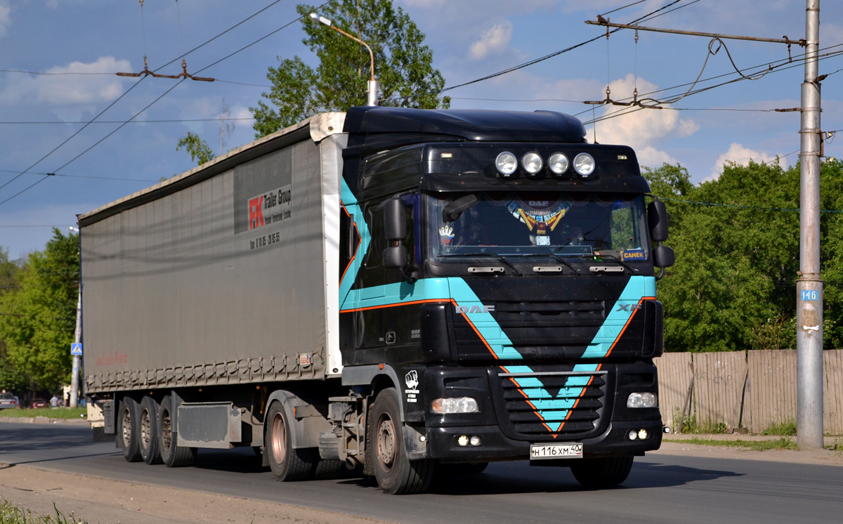 Калужская область, № Н 116 ХМ 40 — DAF XF105 FT