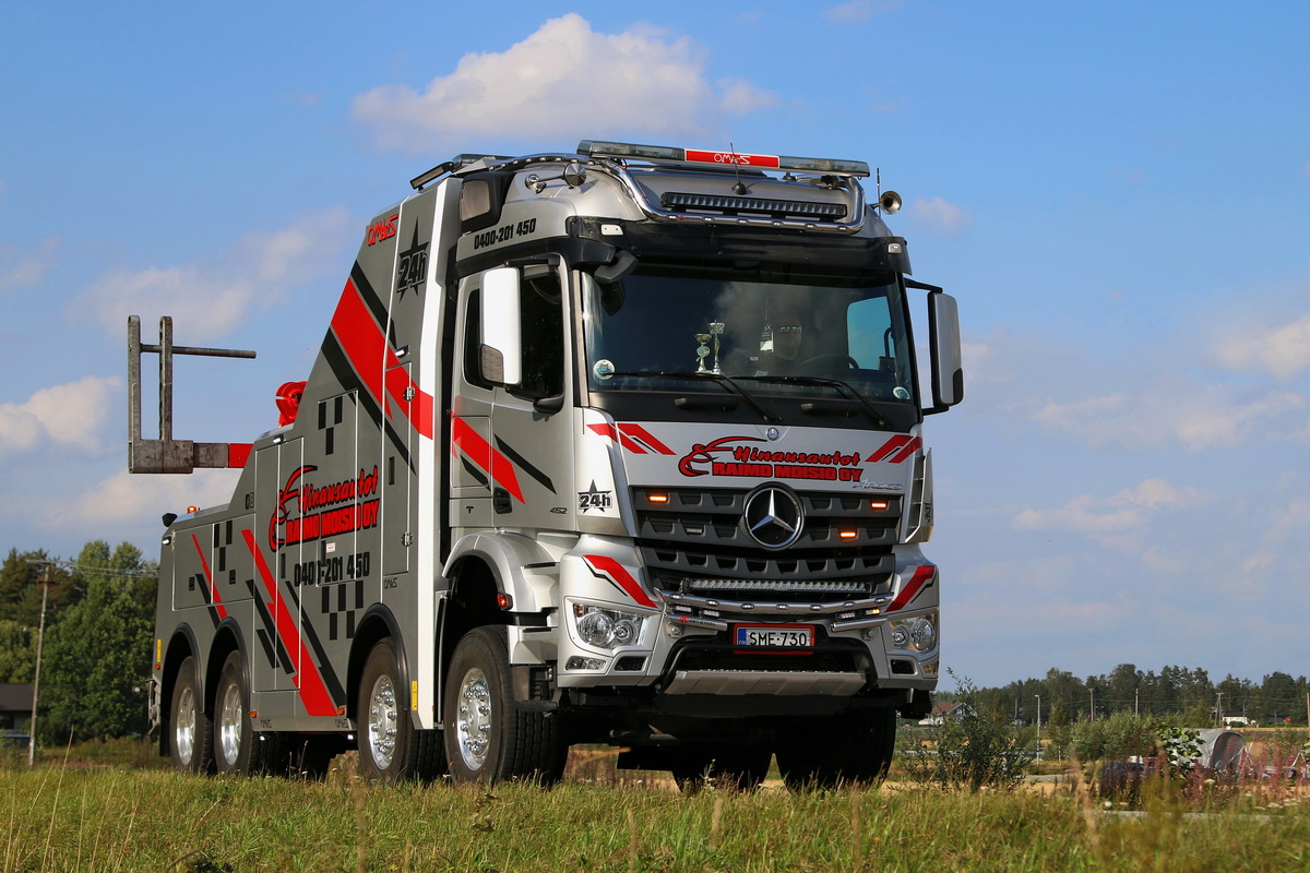 Финляндия, № SME-730 — Mercedes-Benz Arocs (общ.м)