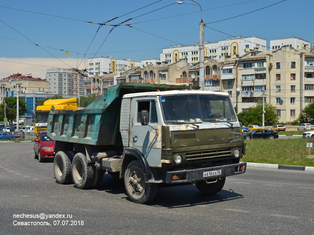 Севастополь, № А 616 КХ 92 — КамАЗ-5511