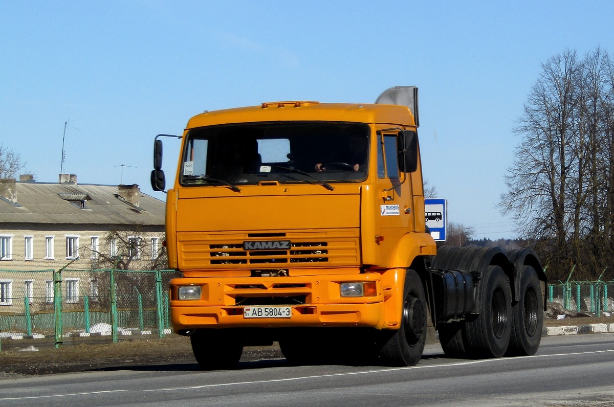 Гомельская область, № АВ 5804-3 — КамАЗ-65116 (общая модель)