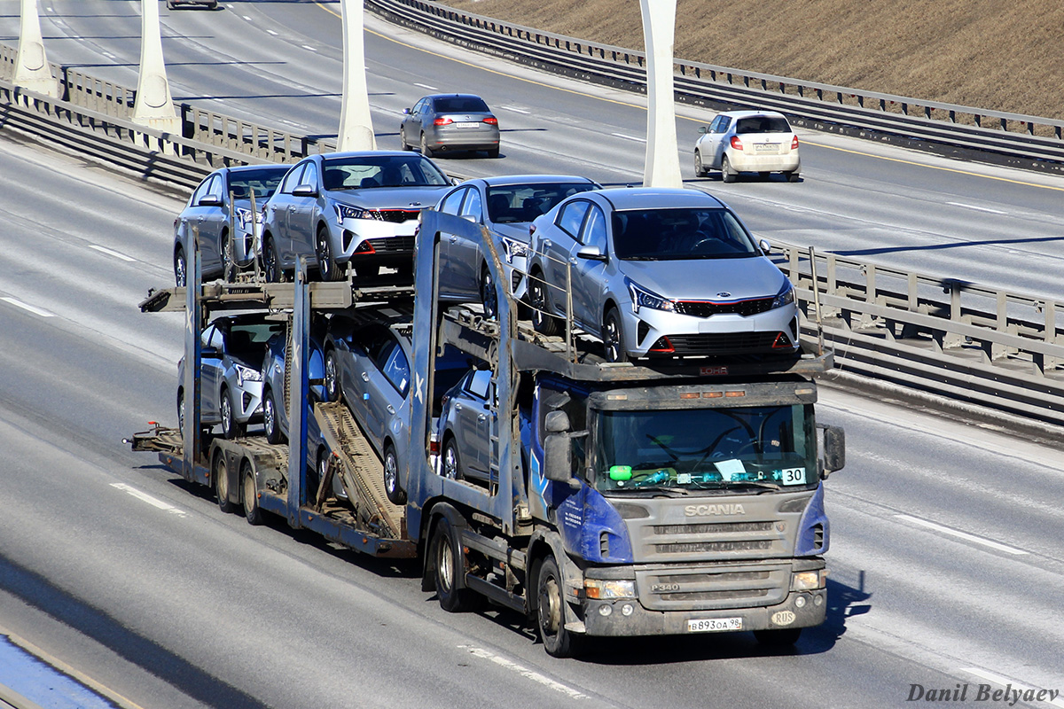 Санкт-Петербург, № В 893 ОА 98 — Scania ('2004) P340