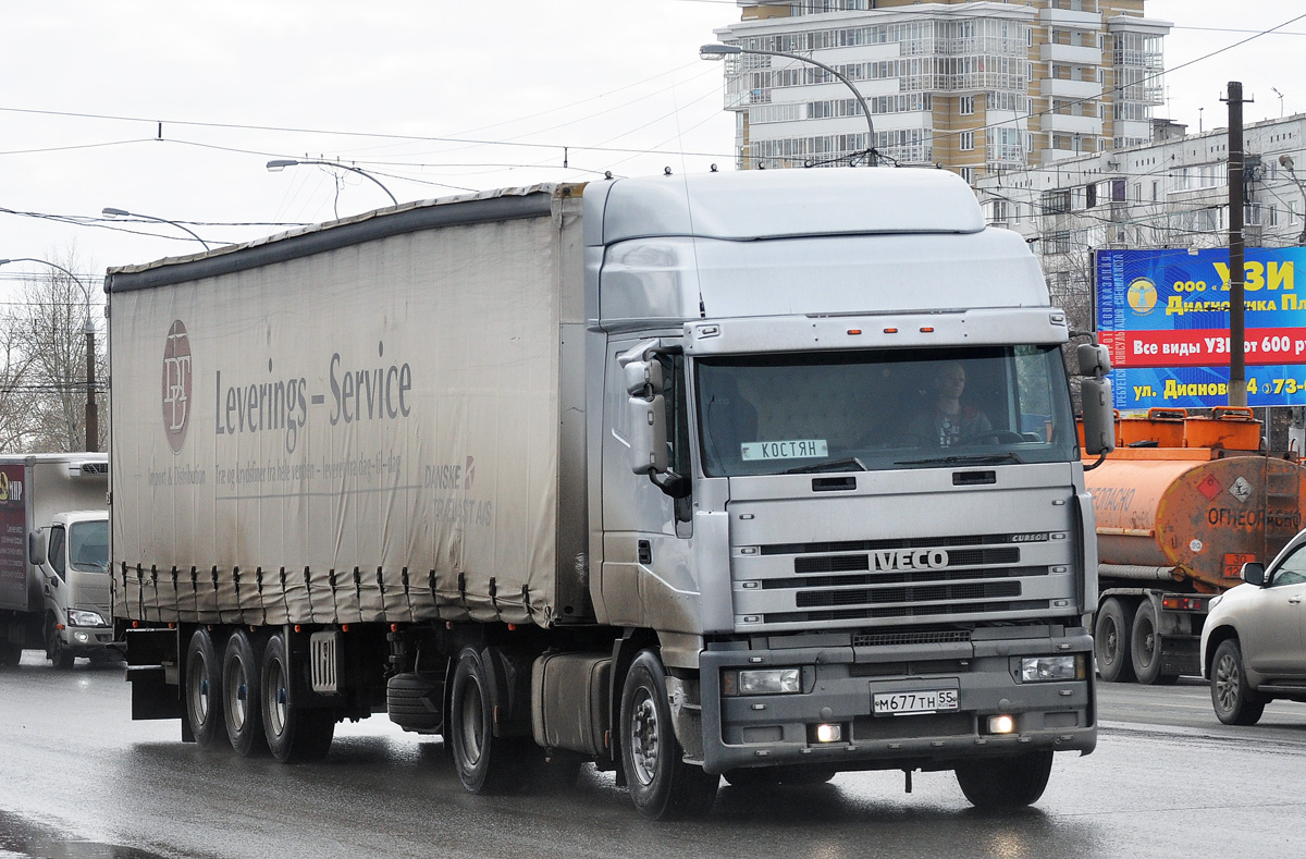 Омская область, № М 677 ТН 55 — IVECO EuroStar