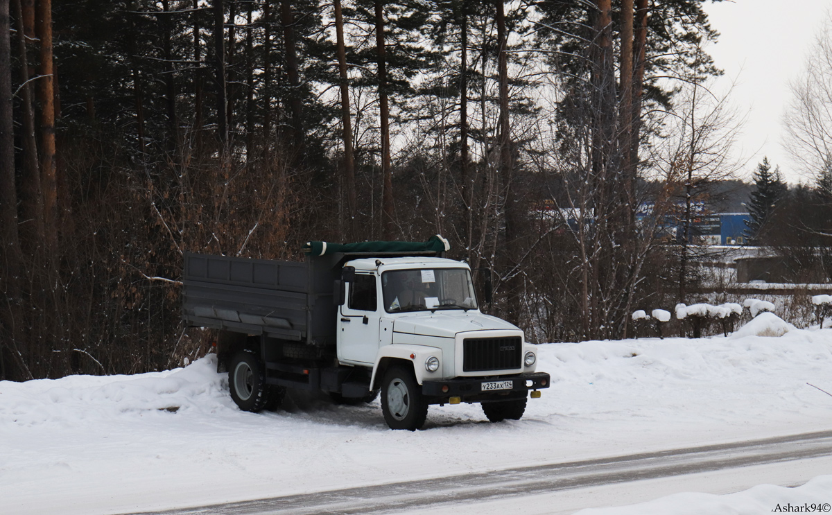 Красноярский край, № У 233 АХ 124 — ГАЗ-3309