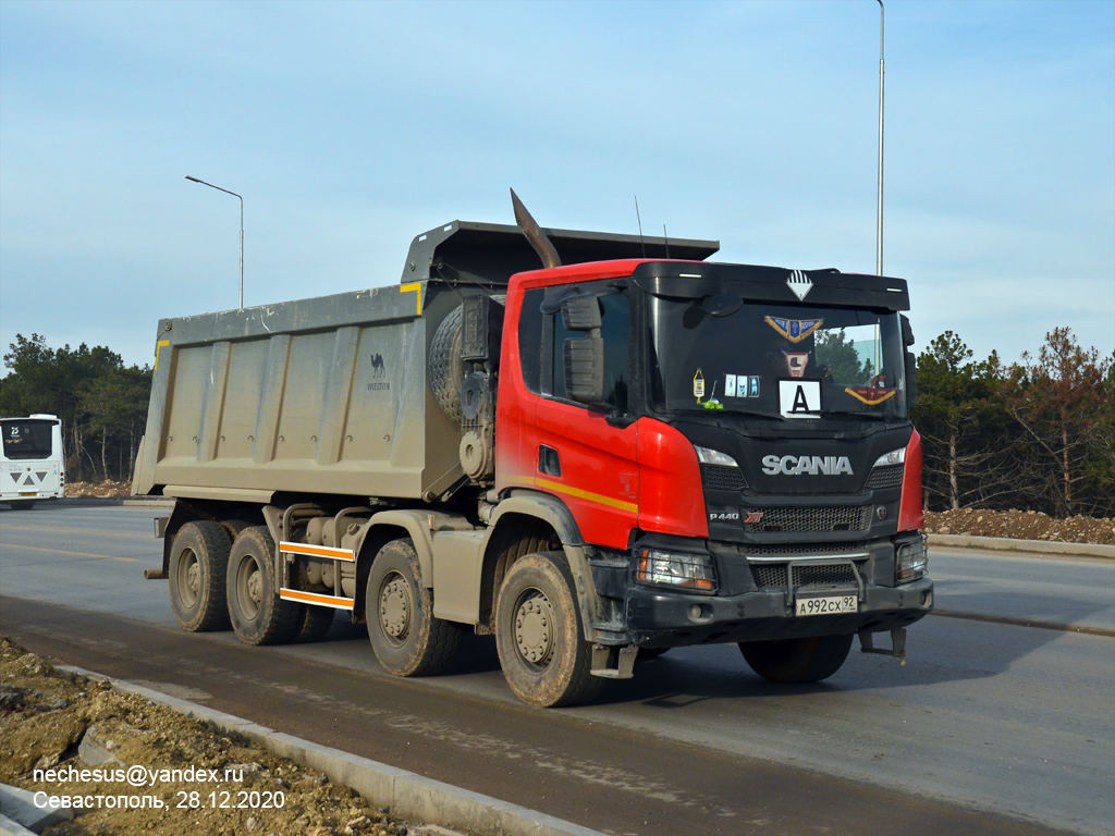 Севастополь, № А 992 СХ 92 — Scania ('2016) P440