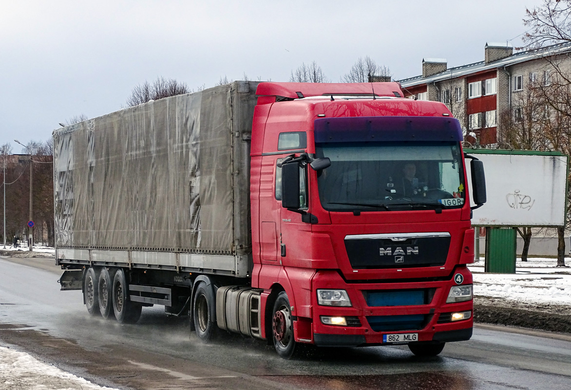 Эстония, № 862 MLG — MAN TGX ('2007) 18.440