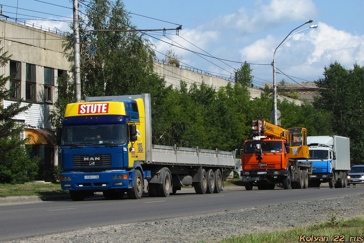 Алтайский край, № Т 034 ТС 22 — MAN F2000 19.414