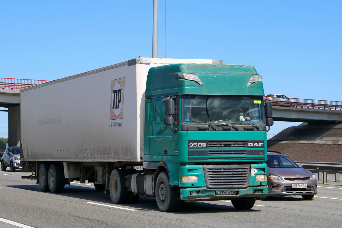 Санкт-Петербург, № Е 854 СО 198 — DAF 95XF FT