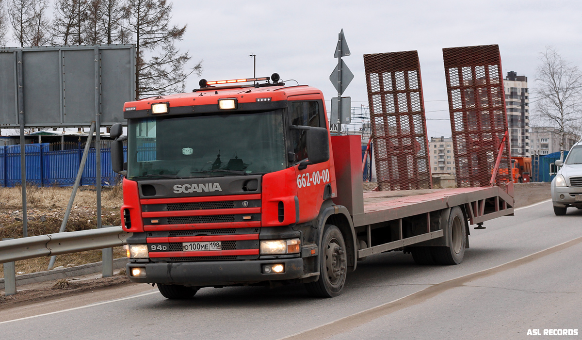 Санкт-Петербург, № О 100 МЕ 198 — Scania ('1996) P94D