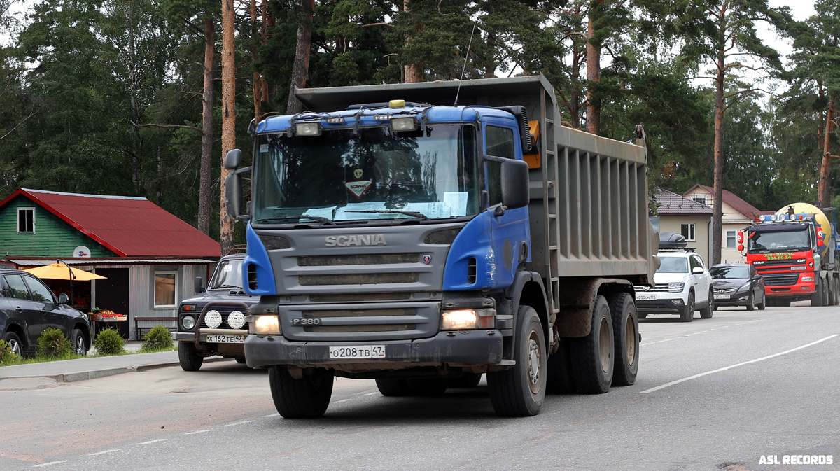 Ленинградская область, № О 208 ТВ 47 — Scania ('2004) P380