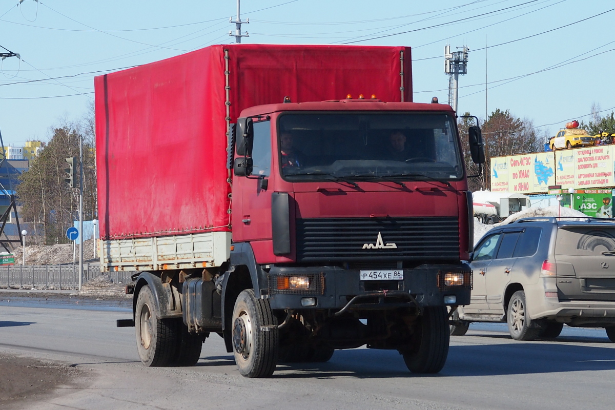 Ханты-Мансийский автоном.округ, № Р 454 ХЕ 86 — МАЗ-530905