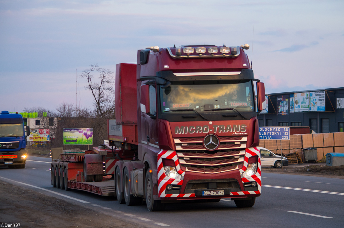 Польша, № SCZ 73052 — Mercedes-Benz Actros ('2011)