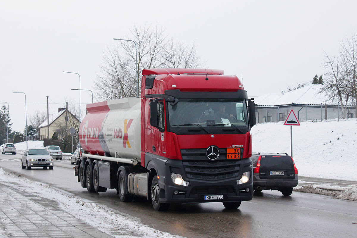 Литва, № KRF 336 — Mercedes-Benz Actros ('2011) 1845