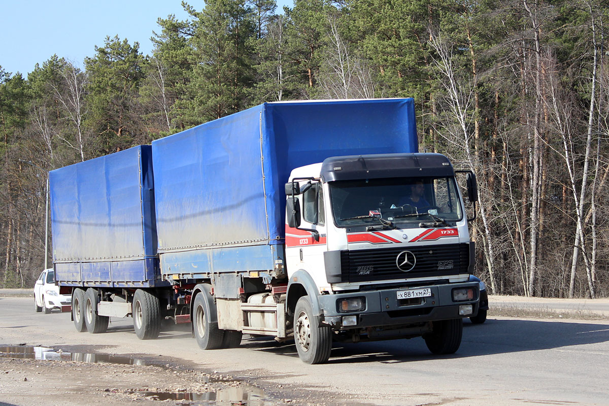 Краснодарский край, № Х 881 ХМ 23 — Mercedes-Benz SK (общ. мод.)