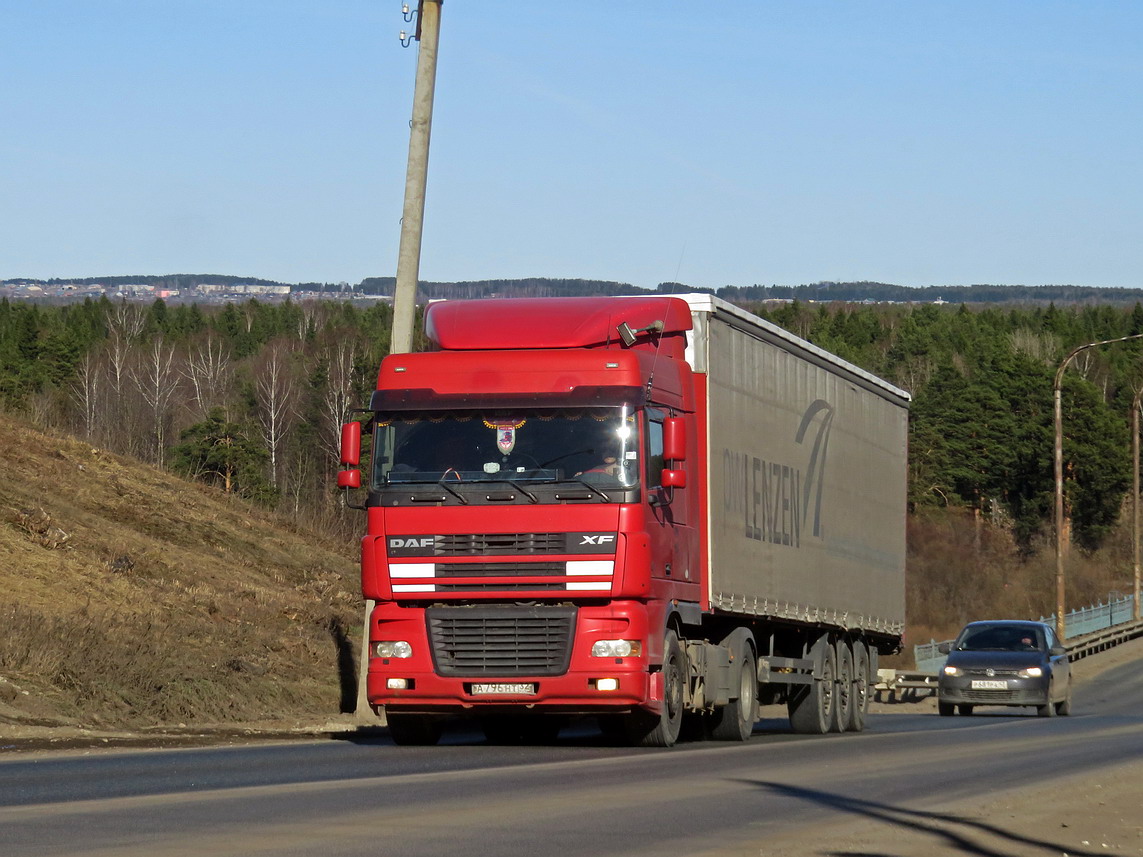 Брянская область, № А 796 НТ 32 — DAF XF95 FT