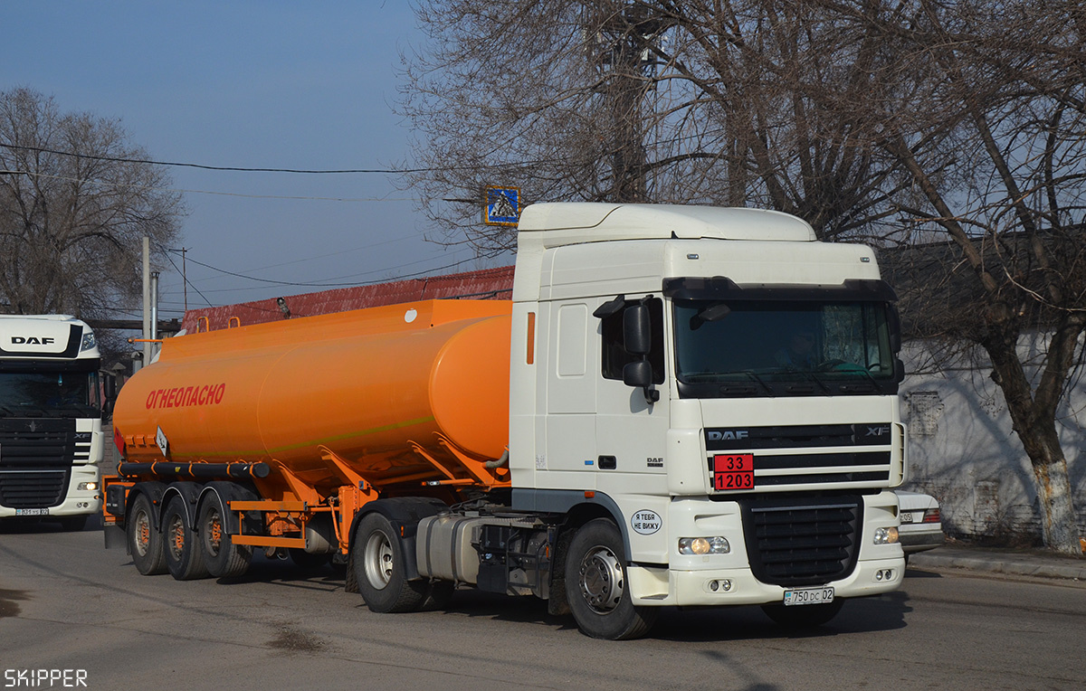 Алматы, № 750 DC 02 — DAF XF105 FT