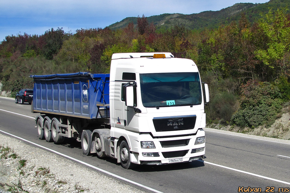 Краснодарский край, № Р 965 КА 123 — MAN TGX ('2007) 26.400