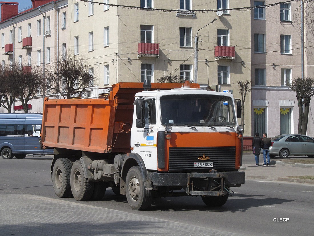 Витебская область, № АВ 5187-2 — МАЗ-5516 (общая модель)