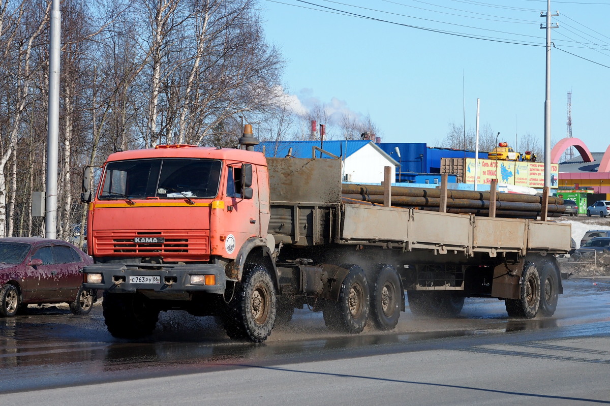 Ханты-Мансийский автоном.округ, № С 763 РУ 86 — КамАЗ-44108-10 [44108K]