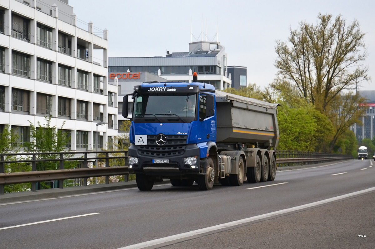 Германия, № NE-JK 3018 — Mercedes-Benz Arocs (общ.м)