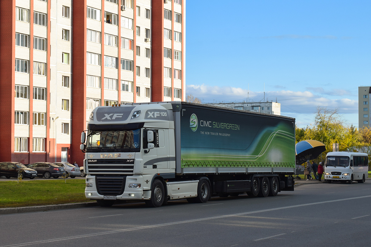 Алтайский край, № К 760 ХА 22 — DAF XF105 FT