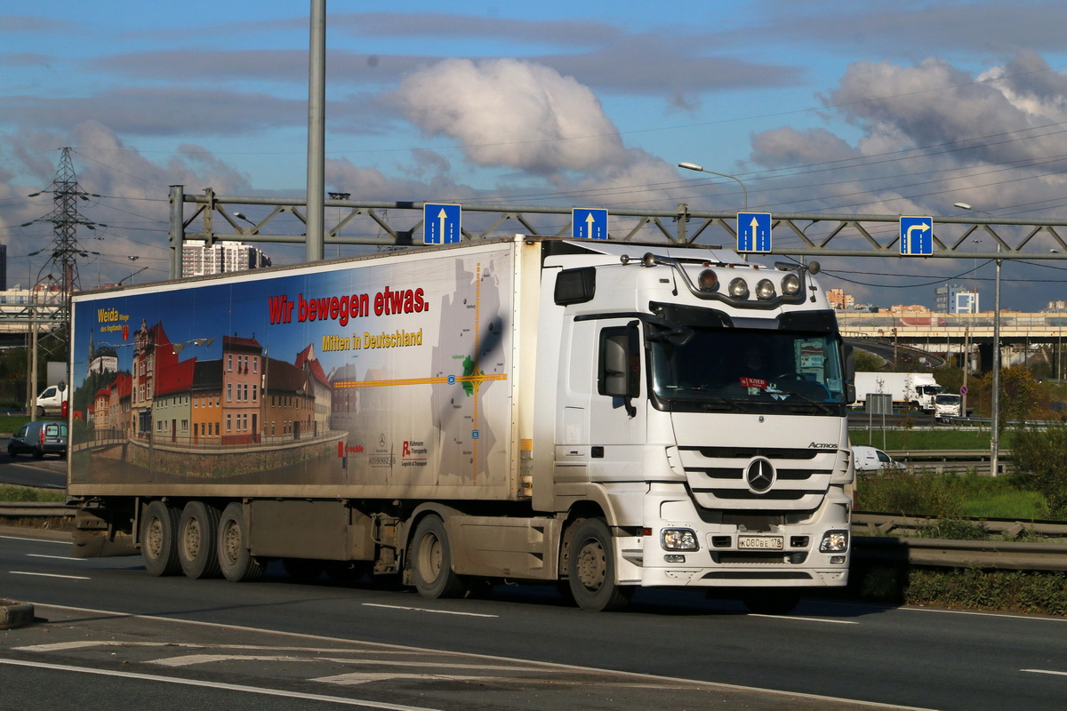 Санкт-Петербург, № К 080 ВЕ 178 — Mercedes-Benz Actros ('2009)