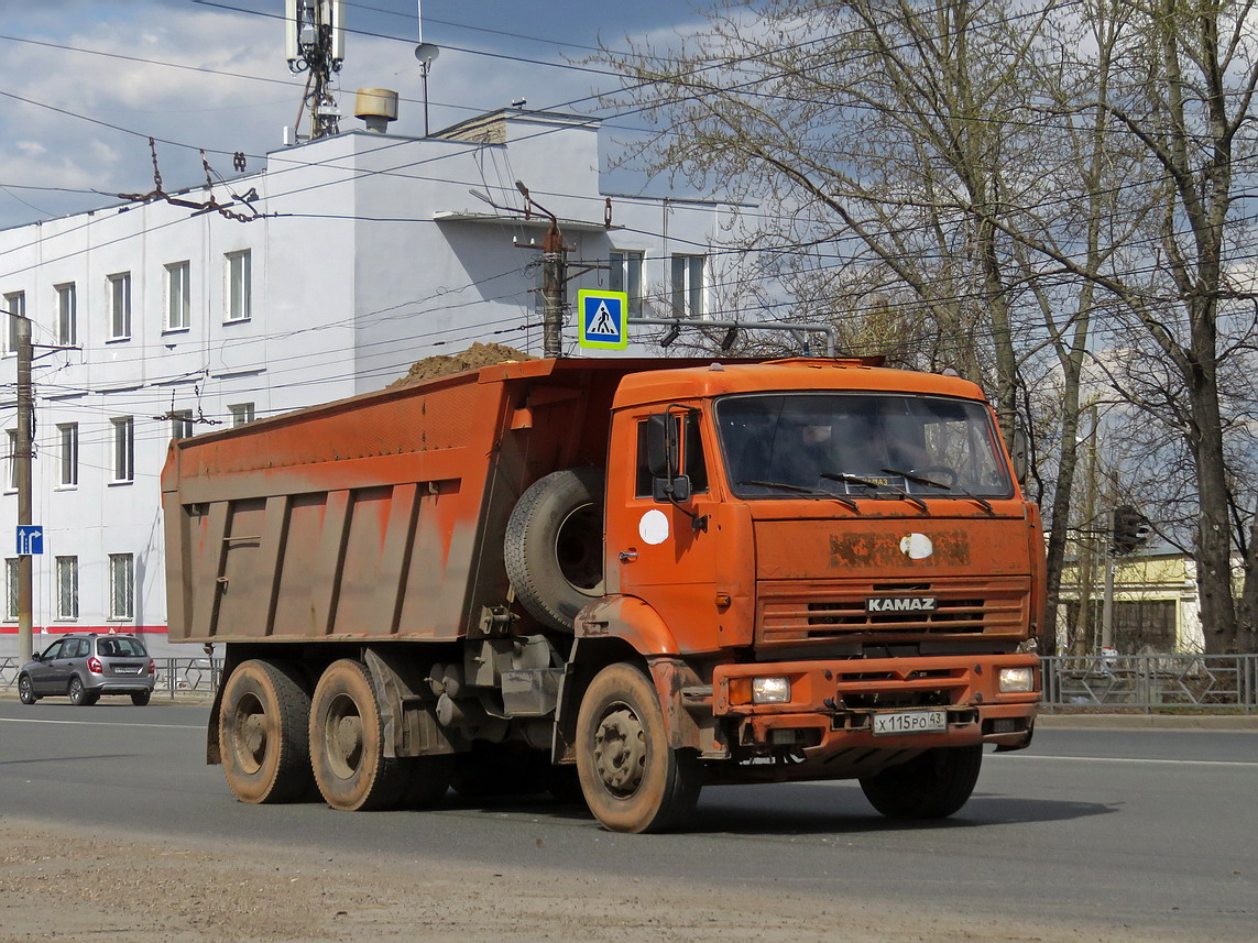 Кировская область, № Х 115 РО 43 — КамАЗ-6520 [652000]